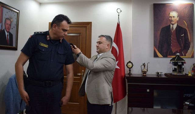 Aydın Bozdoğan İlçe Jandarma Komutanı binbaşılığa terfi etti