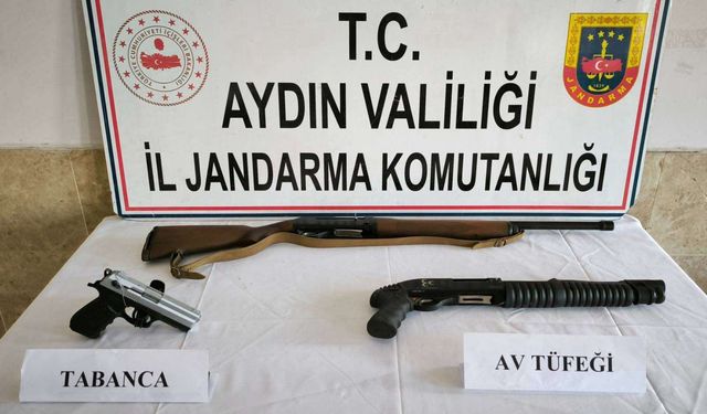 Aydın’da silah kaçakçılarına darbe