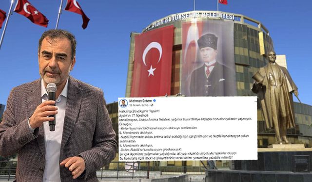 AK Partili Erdem’in paylaşımı Aydın BŞB.’ye seneler sonra basın açıklaması yaptırdı