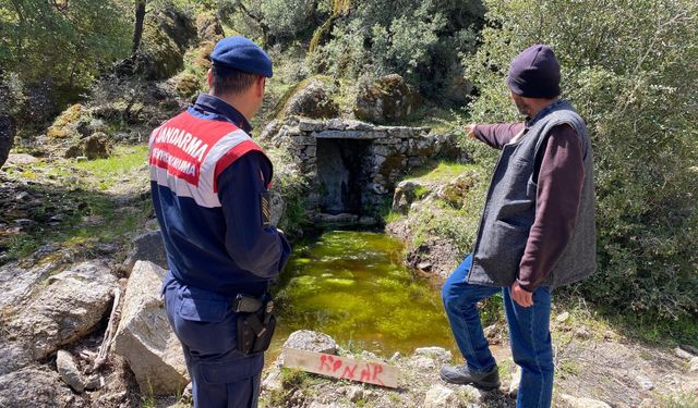 Aydın’da jandarma o bölgeyi gözetim altına aldı