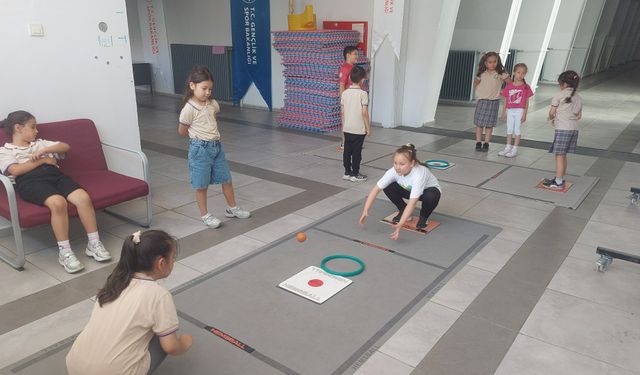 Aydın’da minikler sporla tanışıyor