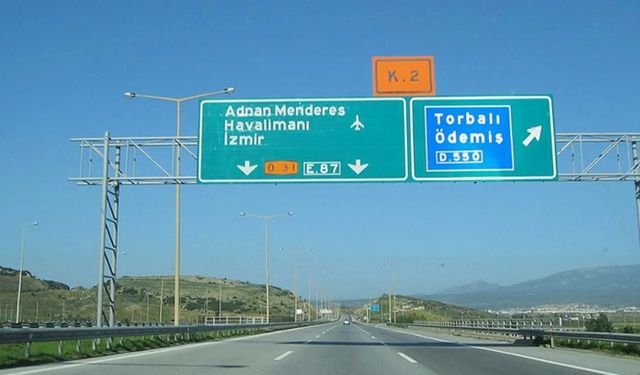 İzmir-Aydın Otoyolu için önemli uyarı.. 11 – 30 Haziran arası trafiğe kapatılacak