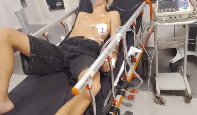 Aydın'da sırtından bıçaklanan çocuğun görüntüleri ortaya çıktı