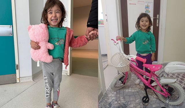 Minik Beren, açık kalp ameliyatı ile sağlığına kavuştu