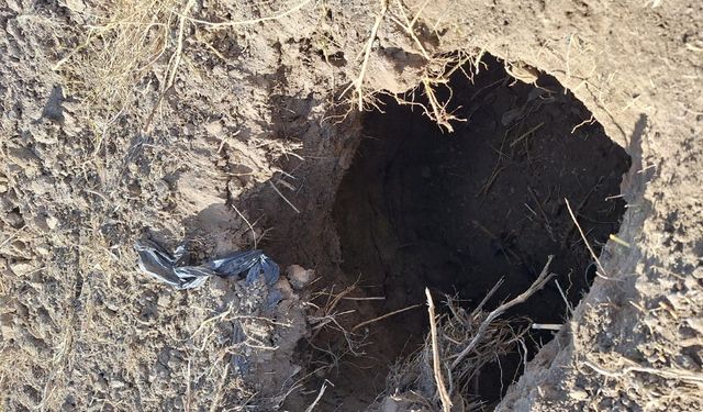 Mahalleyi korkutan görüntü.. Bir gecede oluştu