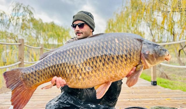 22 kilo sazan yakaladılar