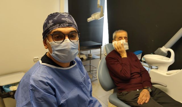 83 yaşında 20'lik dişi çıktı