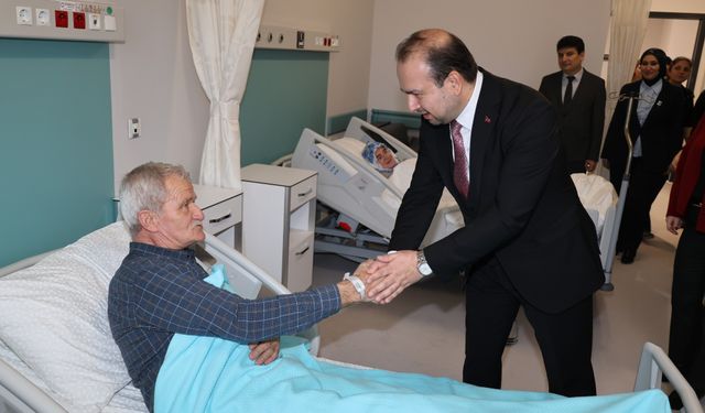 Aydın Şehir Hastanesi’nde hastalar yatarak tedavi görmeye başladı