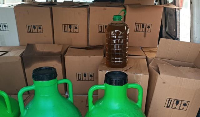 Aydın’da binlerce litre sahte zeytinyağı yakalandı