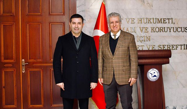 Başkan Ömer Günel’den Kaymakam İbrahim Keklik’e ziyaret