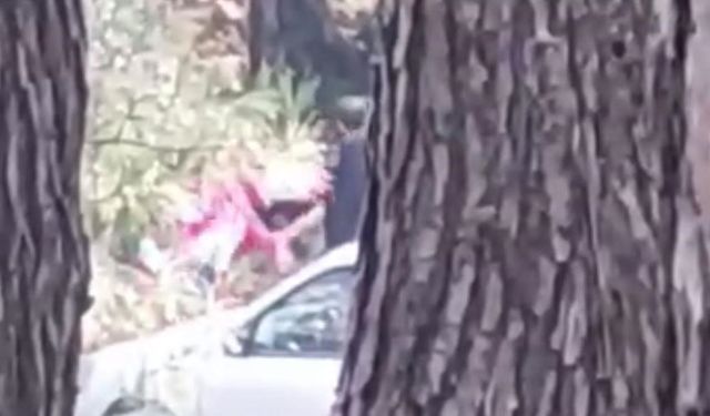 Genç kadın ormanlık alanda dehşeti yaşadı