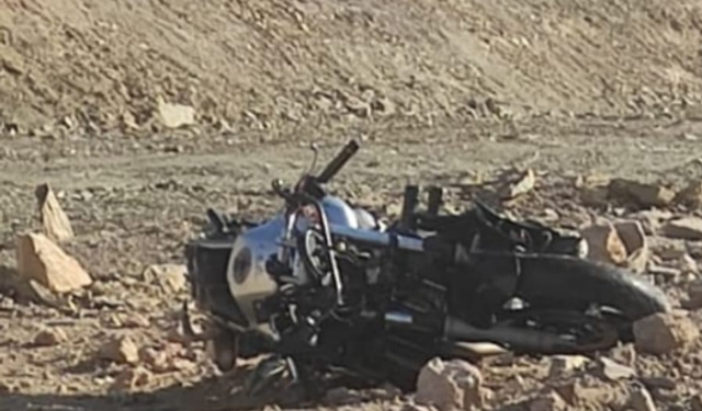 Motosiklet sürücüsü hayatını kaybetti