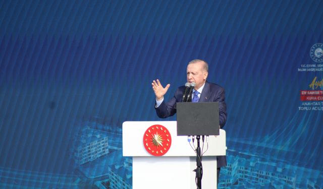 Cumhurbaşkanı Erdoğan Aydın’da konuştu: Bizimle laf değil hizmet yarıştırın