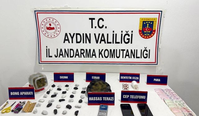 Kuşadası’nda uyuşturucu satıcılarına operasyon