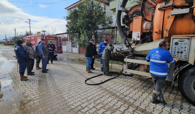 Nazilli’de aşırı yağış sonrası ASKİ’den hızlı müdahale