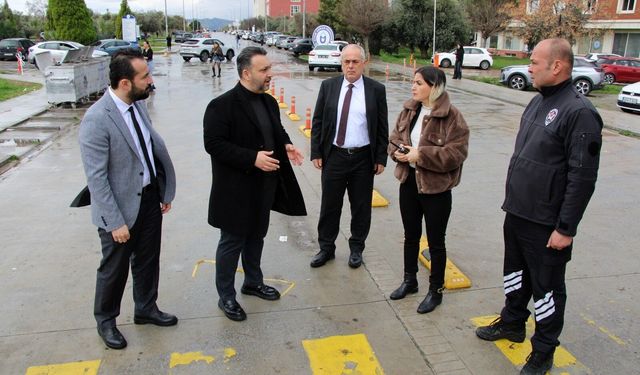 Aydın Adnan Menderes Üniversitesi’nde yol çöktü