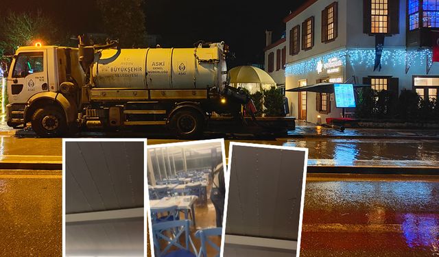 Aydın Büyükşehir Belediyesi’nin restoranını da su bastı