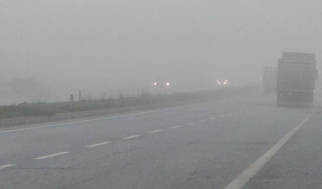 Aydın’a sis çöktü