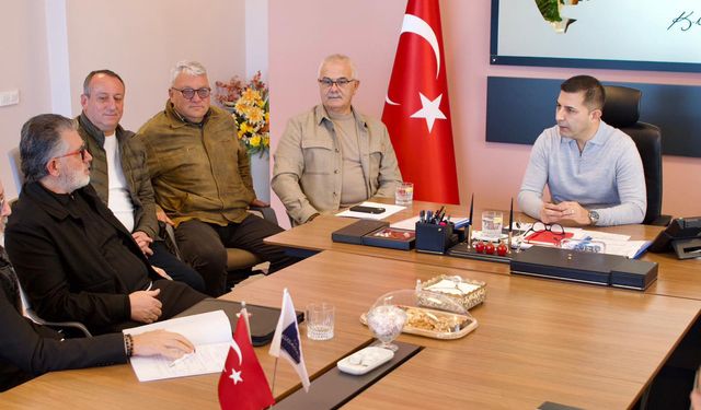 Kuşadasıspor yönetiminden Başkan Ömer Günel’e ziyaret