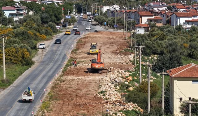 Başkan Çerçioğlu’ndan Akbük’te yol yenileme çalışması