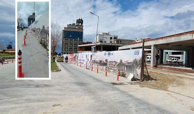 Kuşadası Belediyesi verdi, inşaat kamunun alanını işgal etti.. Nereye kadar genişleyecek?