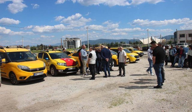 Aydın’da taksiciler kontak kapattı
