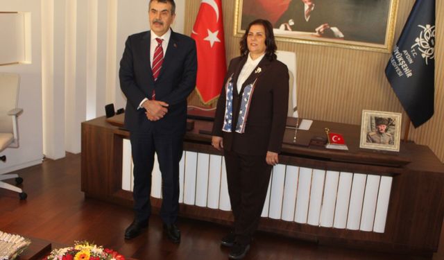 Başkan Çerçioğlu Bakan Tekin’i ağırladı