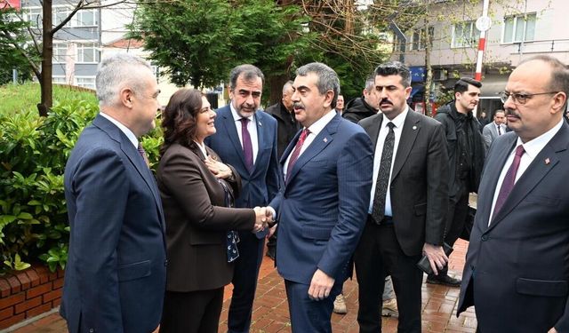 Başkan Çerçioğlu Milli Eğitim Bakanı Yusuf Tekin’i karşıladı