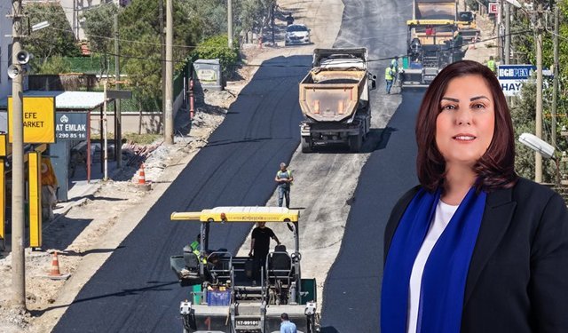 Başkan Çerçioğlu talimat verdi, Akbük yolu yenileniyor