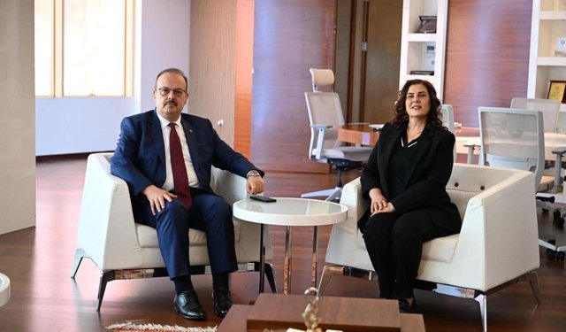 Başkan Çerçioğlu’na Vali Canbolat’tan ziyaret