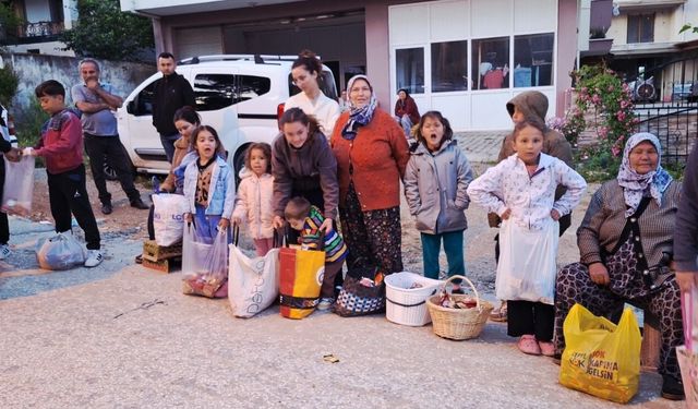 Asırlık gelenekle çocukların yüzü gülüyor