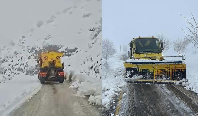 İzmir, Aydın, Denizli buraya akın ediyor.. Lapa lapa kar yağıyor