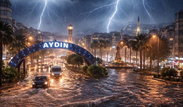 Aydın’da hava durumu değişti, sağanak geliyor