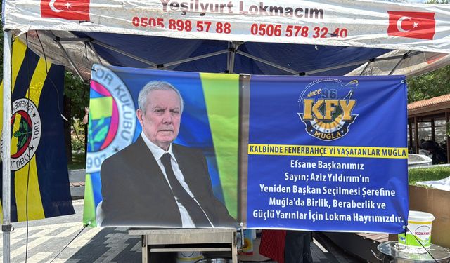 Aziz Yıldırım için lokma döküldü