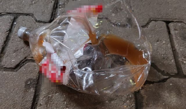 Sirke şişesi patladı