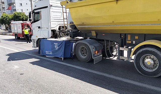 Tırın altında kalan şahıs hayatını kaybetti