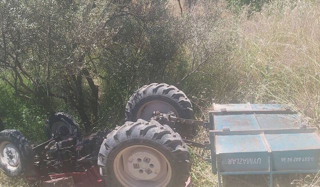 Traktörünün altında hayatını kaybetti