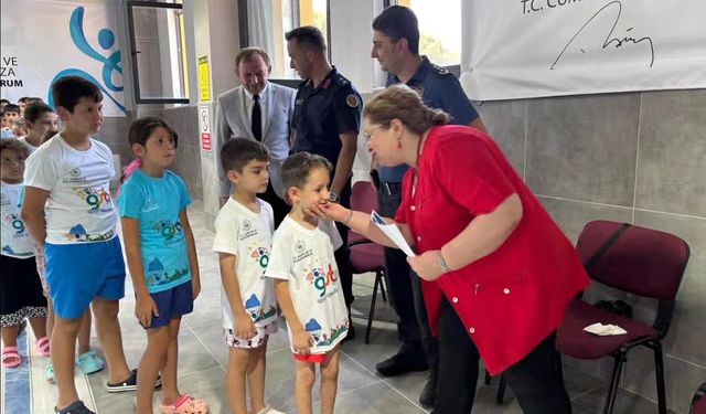 Bakanlık hayata geçirdi, Germencik’te minikler sertifikalarını aldı