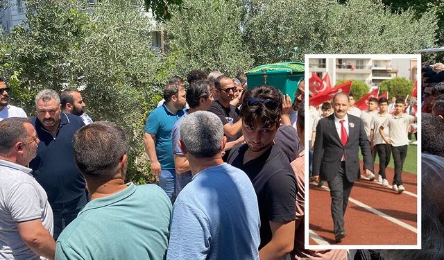 Barış öğretmen gözyaşlarıyla uğurlandı