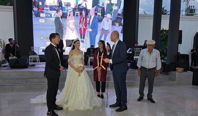Şehidimizin kızı mutluluğa 'evet' dedi