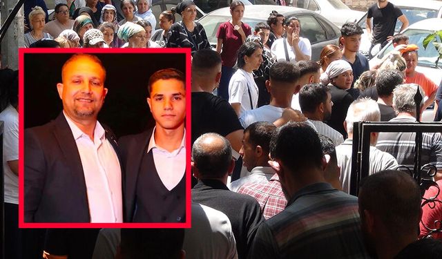 Baba ve oğluna hüzünlü veda