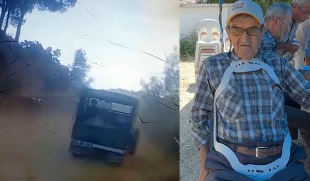 Çine yangınında aracıyla uçurumdan yuvarlanmıştı: Bol gelen korseden şikayetçi