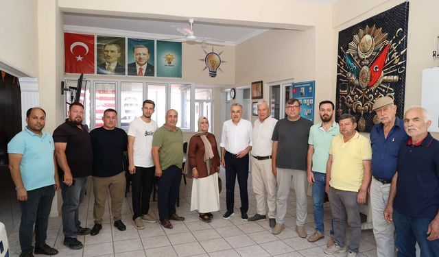 Milletvekili Mustafa Savaş’tan AK Parti Bozdoğan İlçe Teşkilatına ziyaret