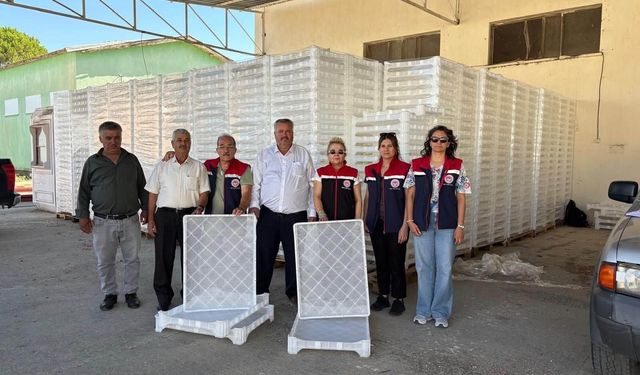 Nazilli’de 2400 kurutma kereveti dağıtıldı