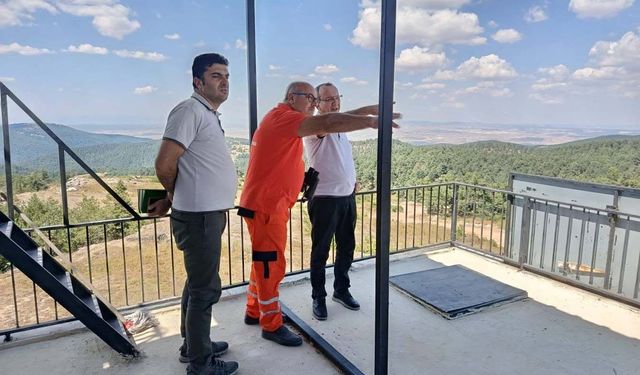 Orman yangınlarına karşı saha denetimleri sürüyor