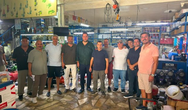 Sanayi esnafından Anıl Metin Oto’ya güçlü destek
