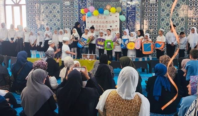 Yaz Kur’an kurslarında mezuniyet coşkusu