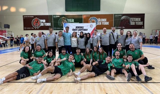 Aydınlı hemsball sporcularından Türkiye Şampiyonası’nda 24 madalya ve 7 kupa