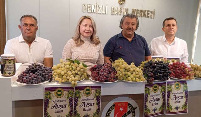 Avşar üzümü tescillendi