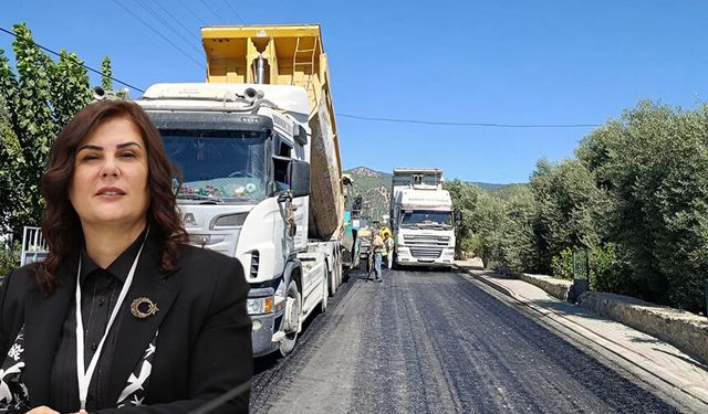 Aydın’ın altın çağı sürüyor: Özlem Çerçioğlu’ndan kentin dört bir yanına eş zamanlı yol seferberliği